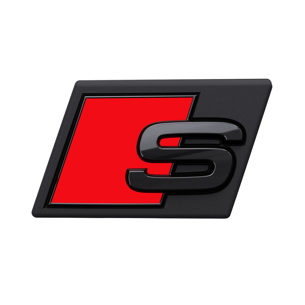 Nazwa modelu S w kolorze czarnym