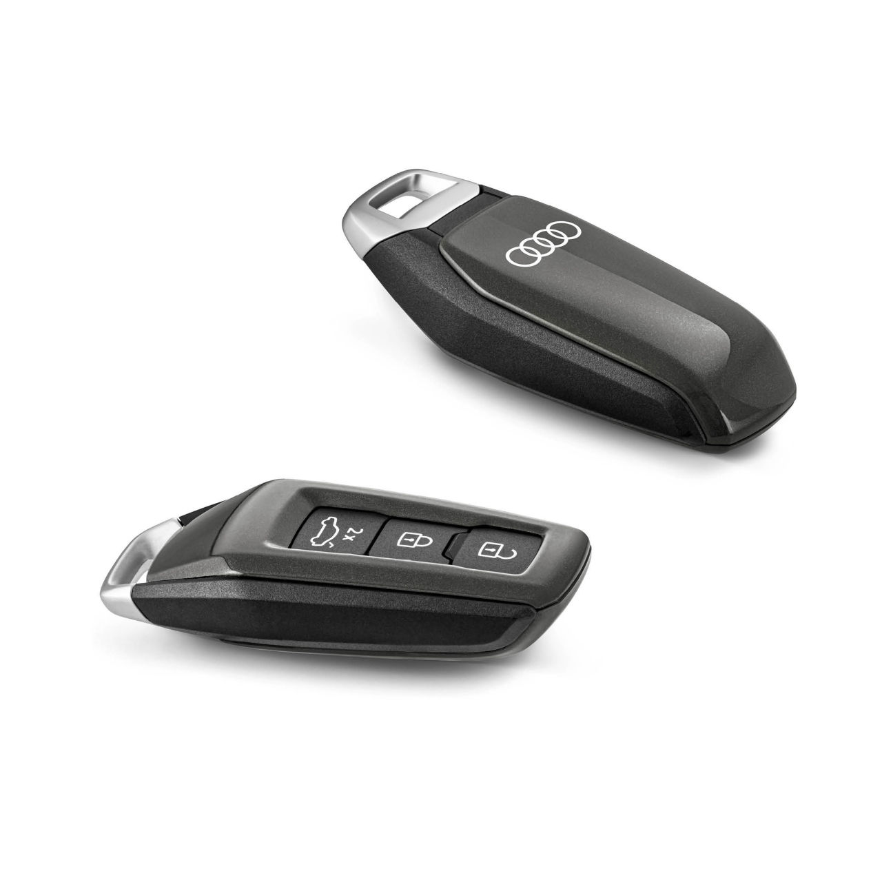 Osłona na kluczyk szara z efektem perłowym